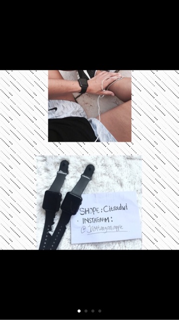 Jam tangan look / BLACK FULL-3