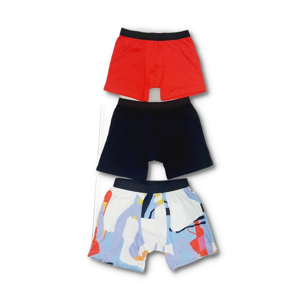 1pcs Celana Dalam BOXER Pria Dewasa Kain Katun