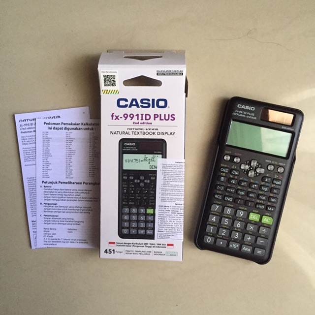 

Kalkulator CASIO FX 991 ID PLUS Edisi Terbaru Black GARANSI