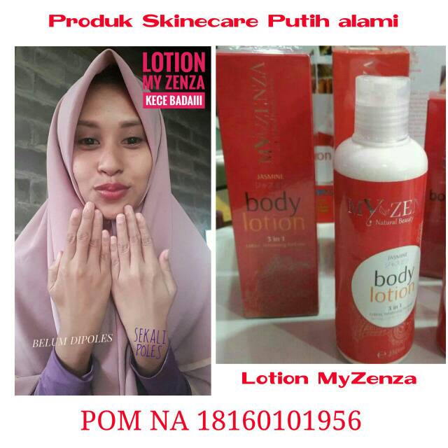 My Zenza Lotion 100ml Free Peeling Gel Shopee Indonesia