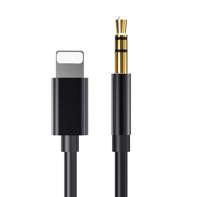 【CB013】Skyhigh Kabel Audio Jack Adapter 3,5mm to Lightning Panjang 100cm 1m HP Speaker Mobil cable Musik Spotify- AUX Cable