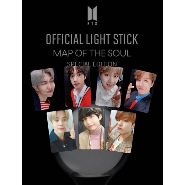 ARMY BOMB SPECIAL EDITION PHOTOCARD UNOFFICIAL MAP OF THE SEOUL SPECIAL EDITION BTS ARMY BOMB MURAH