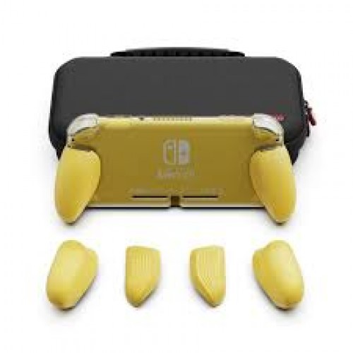 Nintendo Switch Lite Skull &amp; Co Maxcarry Grip Case Yellow