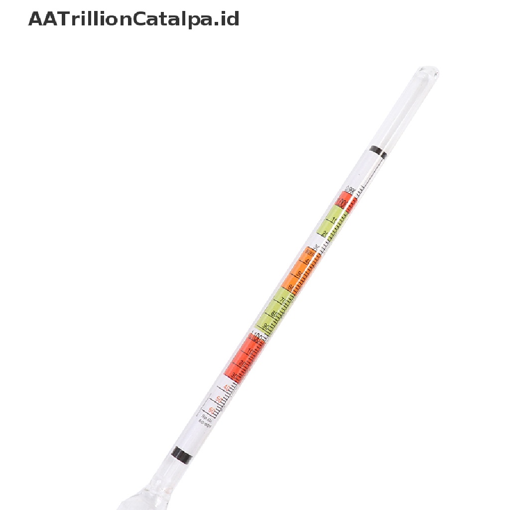 Aatrillioncatalpa 3 Pcs / set Alat Ukur Kadar Alkohol / Anggur / Bir Untuk Rumah