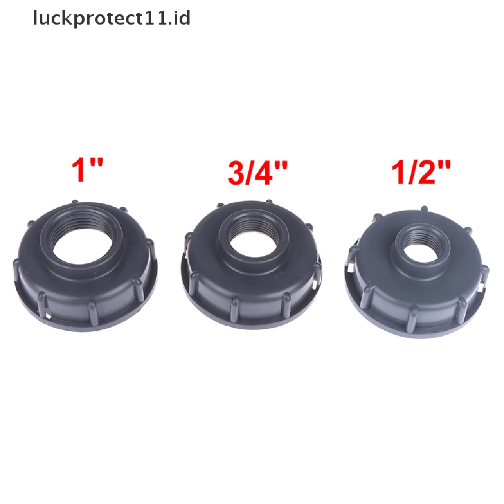 //HG&amp;ID// IBC Tank fittings S60X6 Coarse Threaded Cap to 1/2&quot; 3/4&quot; 1&quot; Adaptor Connector .