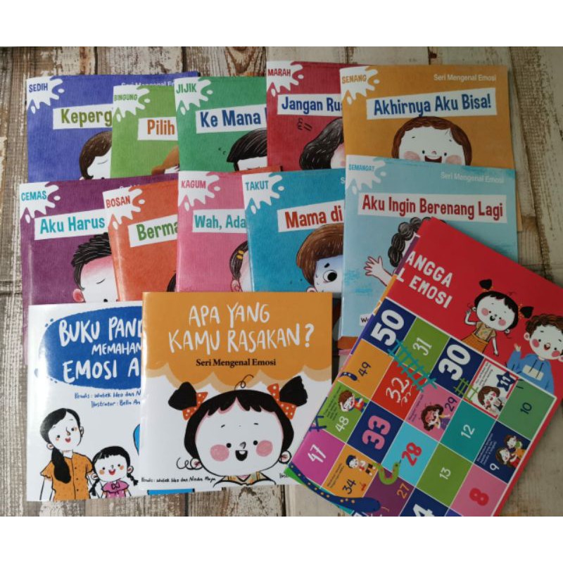12 Buku Seri Mengenal Emosi