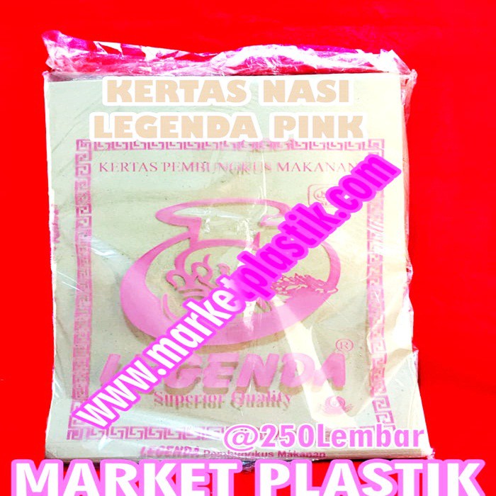 

Kertas Nasi Merk MACHO Pink-Kertas Nasi-Kertas Pembungkus 200Lembar