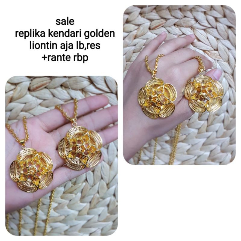 kalung replika mas model kendari kualitas golden,awet ,tahan lama,dan mewah