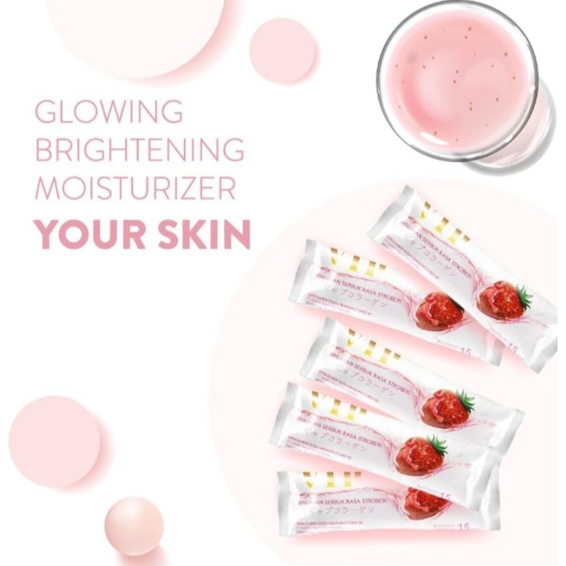 

VIPcollagen#minuman kolagen#minumancolagenstarwberry#suplemenpemutihwajahbpom#glowingdrink