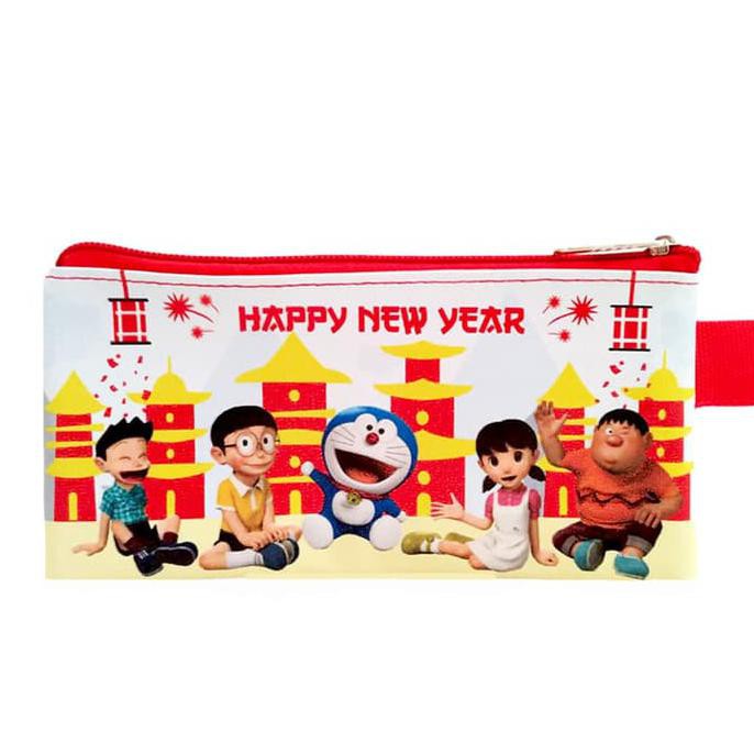 

promo Dompet Pouch Angpao IMLEK PANJANG DORAEMON Chinese New Year Gong Xi - PJG DORAEMON