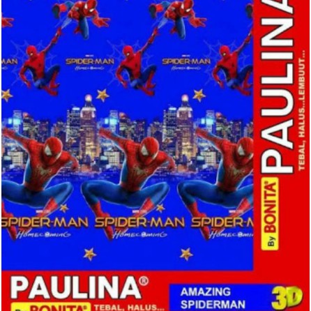 Selimut Bonita Paulina Selimut Karakter Spiderman Size 160x200cm