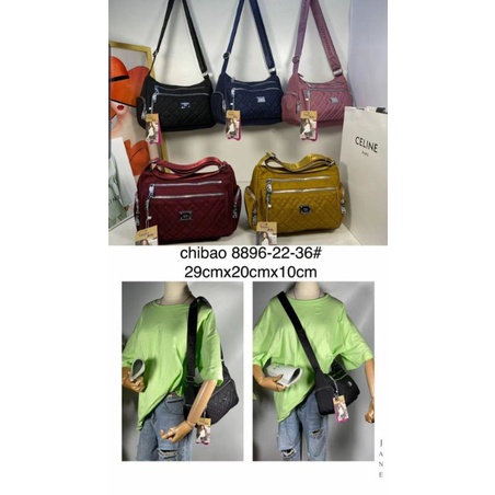 Tas selempang chibao import termurah 8896-22 kanvas