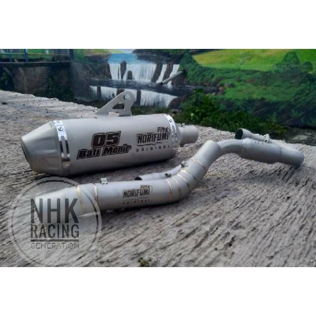 KNALPOT NORIFUMI TERSEDIA UNTUK CRF150 CRF 230 KLX 150 DTRACKER  XR 150 XR 200 PIPE EXHAUST