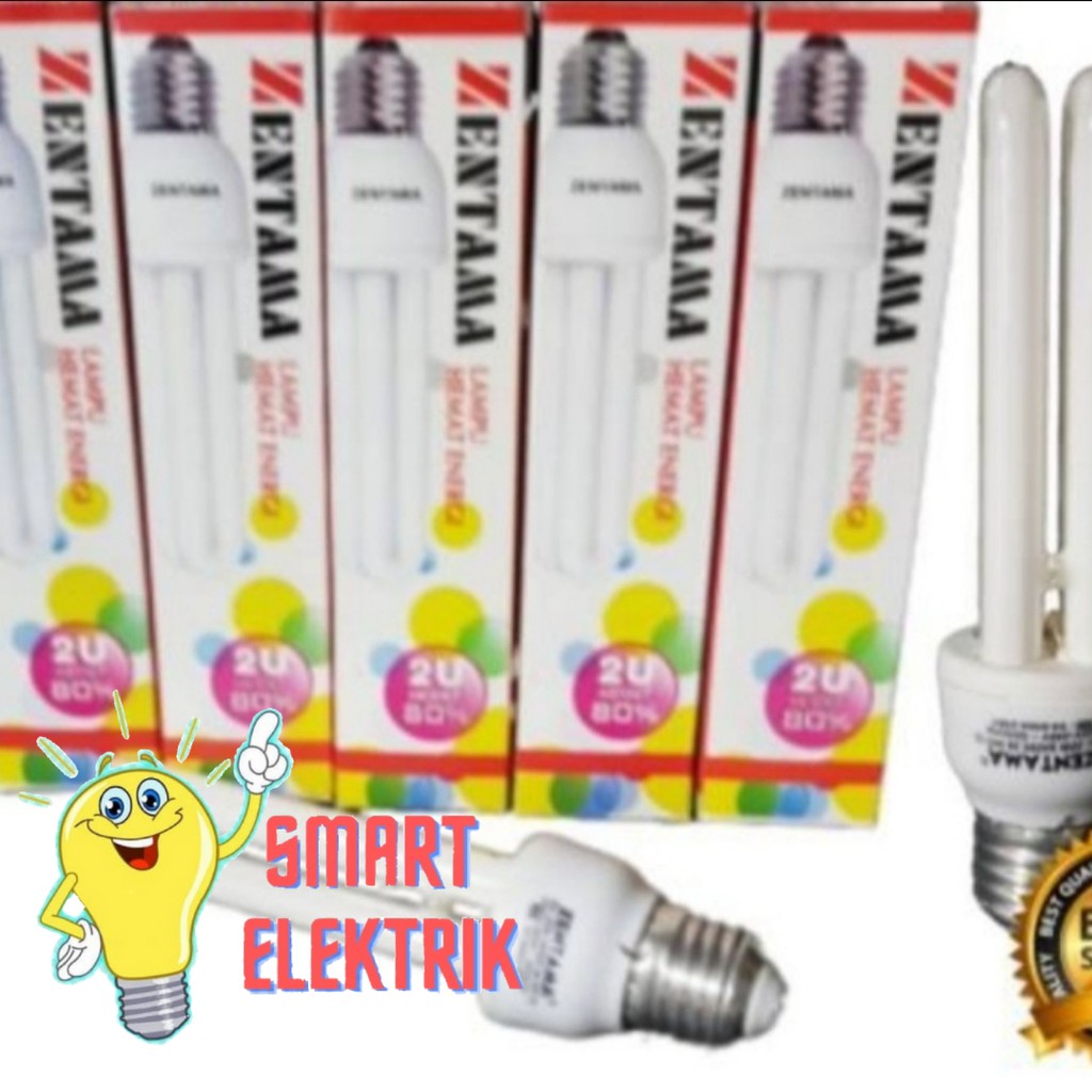 Lampu Jari 2U 20Watt Zentama PLC Murah Berkualitas