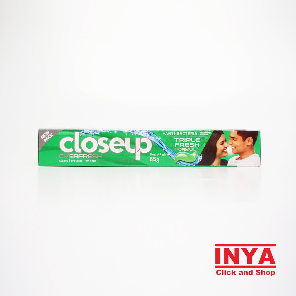 CLOSEUP EVERFRESH MENTHOL FRESH TOOTHPASTE 65gr - Pasta Gigi - Odol