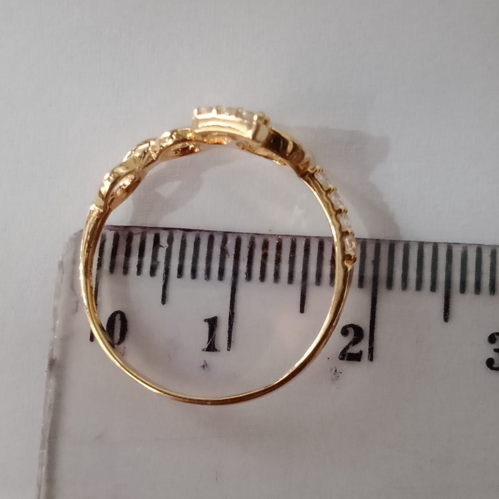 Cincin Emas 17K - 1.55 gr Kadar 750 - 332