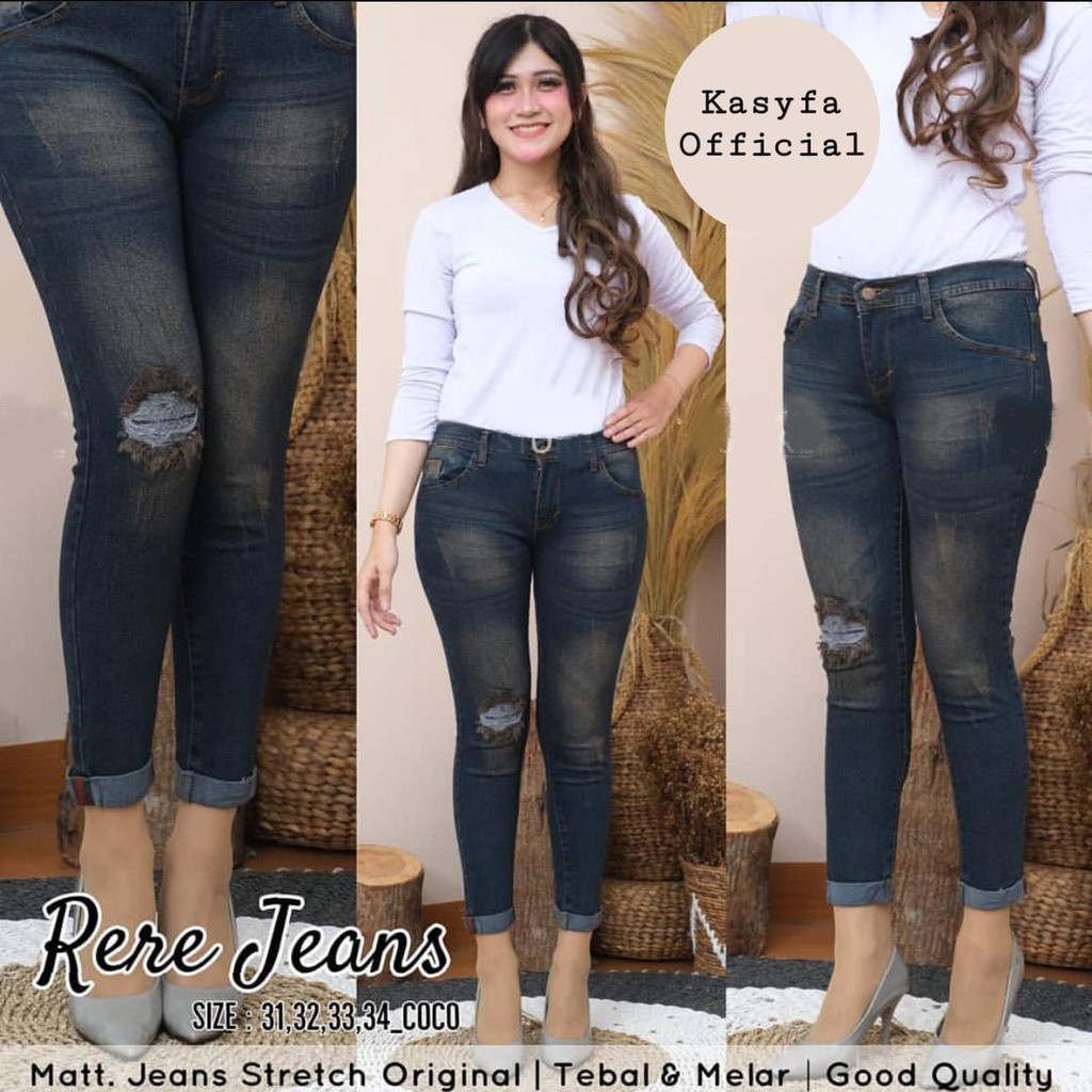 KF-CHIARA JEANS SOBEK WISKER // RERE JEANS SOBEK WISKER