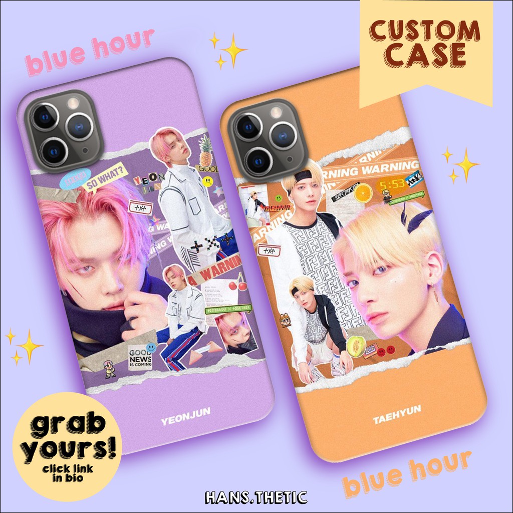 CUSTOM CASE - TXT BLUE HOUR SERIES PT. 2 | ALL TYPE: IPHONE SAMSUNG VIVO OPPO XIAOMI DLL