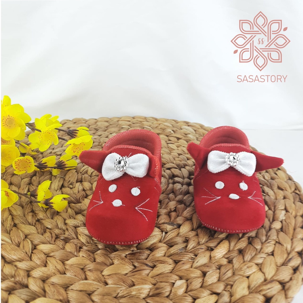 SEPATU PREWALKER BABY BAYI ANAK UNISEX KARAKTER HEWAN 0-12 BULAN FP11