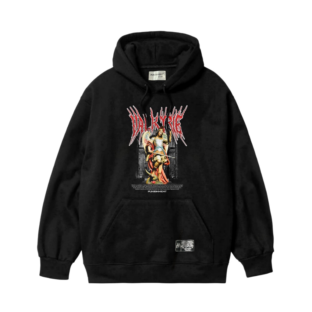 Sweater Hoodie Punishment Valkyrie Black