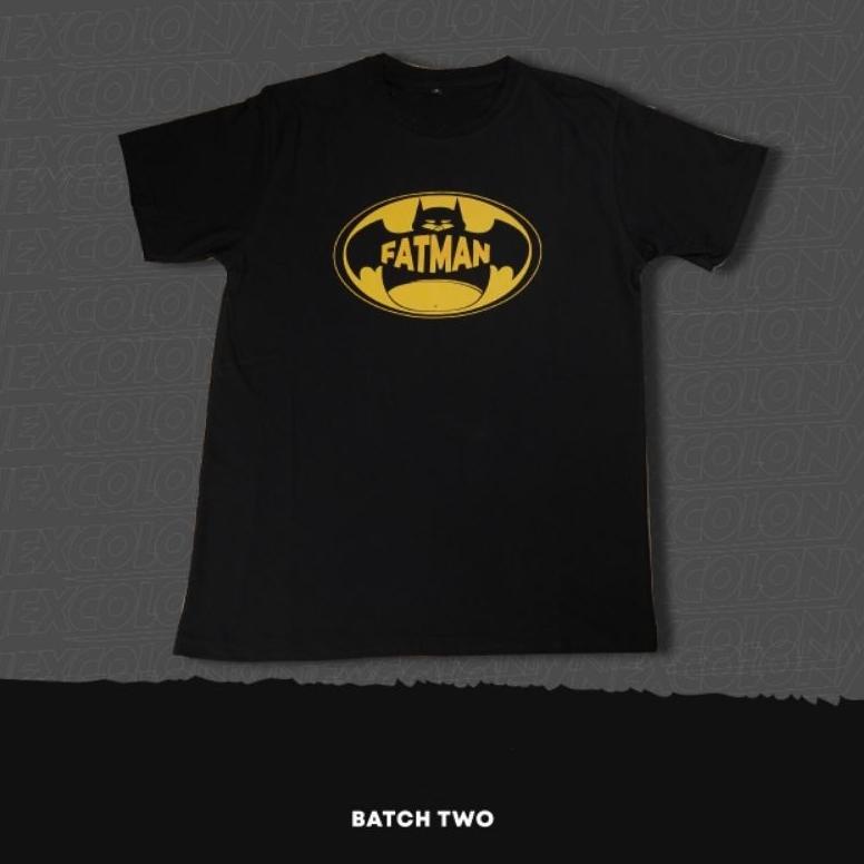 [KODE 70PE8] Kaos Nexcolony Premium Unisex Cotton Combed 30s - Fatman - Nexcarlos