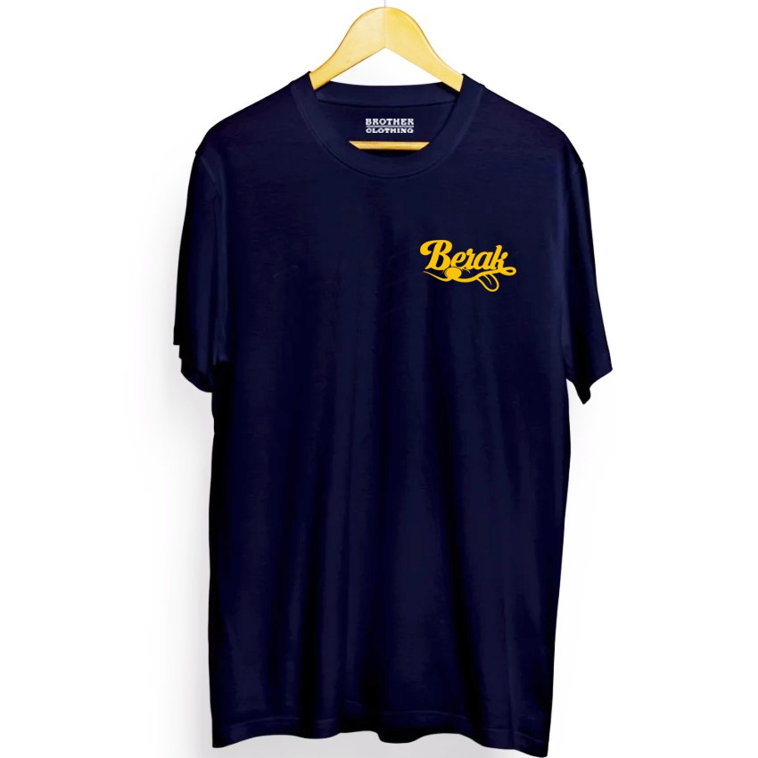 T-Shirt Pria / Baju Kaos / Lengan Pendek / Kaos Distro  Berak SGP Little Yellow Premium