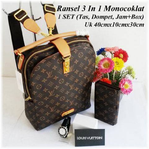 EXLUSIVE Tas lv ransel set