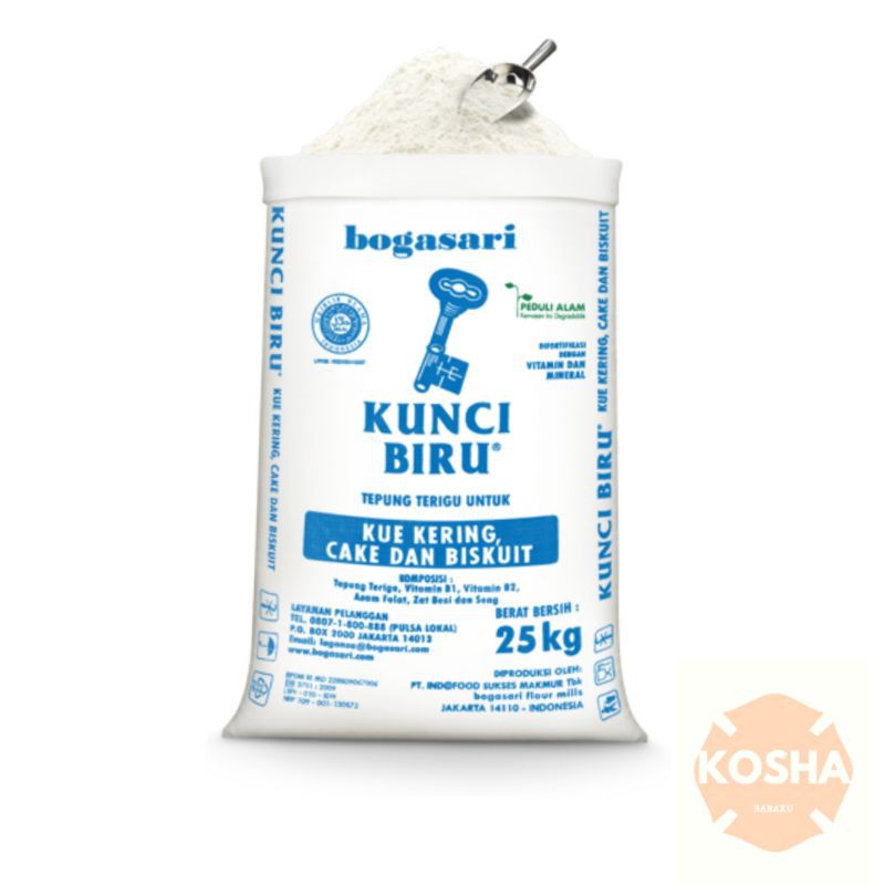 

tepung terigu/tepung kunci biru/1bag(25kg)