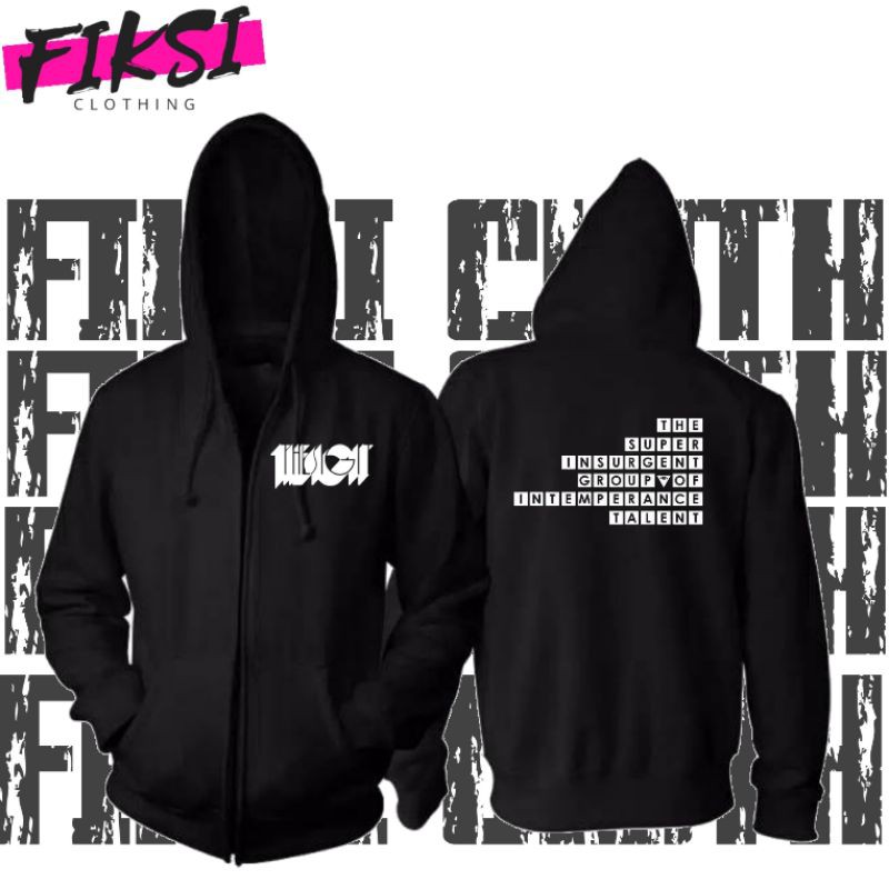Sweater Hoodie Zipper Band The Sigit - Fiksi Clothing