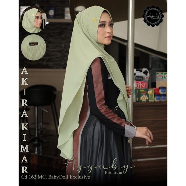 HIJAB AKIRA KHIMAR ORIGINAL AYYUBY CERUTY PREMIUM
