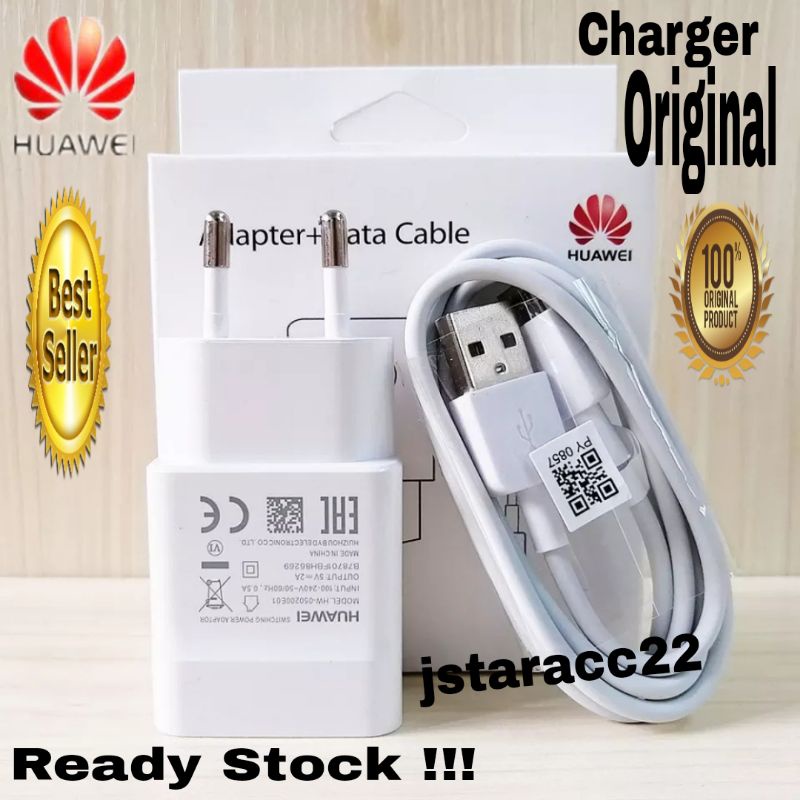 CHARGER ADAPTOR HUAWEI ORIGINAL 100% 5V 2A ADAPTER ORI MICRO USB