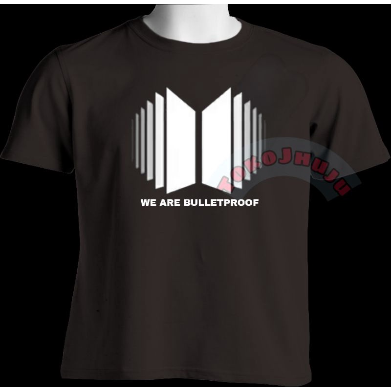 Baju Kaos BTS New Album !! WE ARE BULLETPROOF Shadow Logo