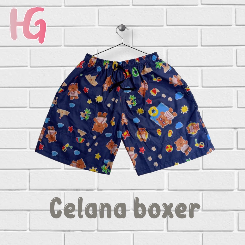 [Harga Grosir] Celana Adem, Celana Boxer Pria Wanita, Celana Pendek