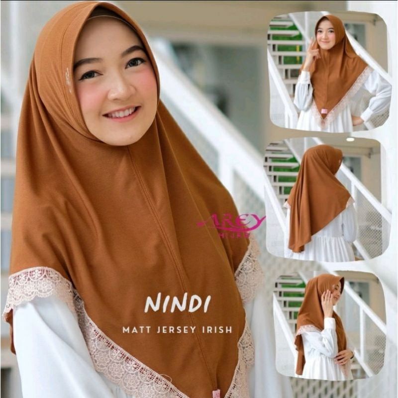 Bergo Instant Nindi Renda by Arey hijab