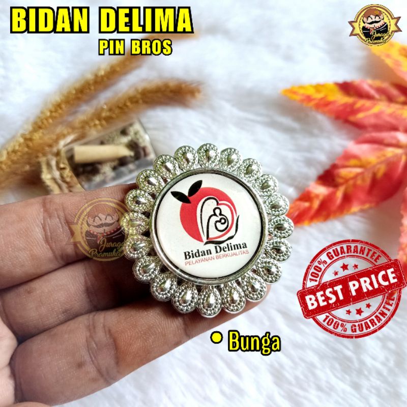 PIN BROS QIRAATI MODEL BUNGA