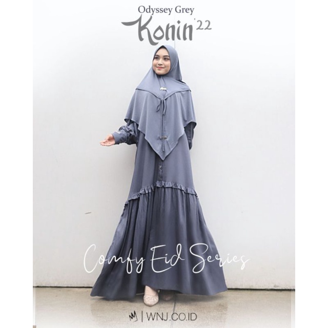 gamis dewasa konin wnj/sarimbit 2022 wnj