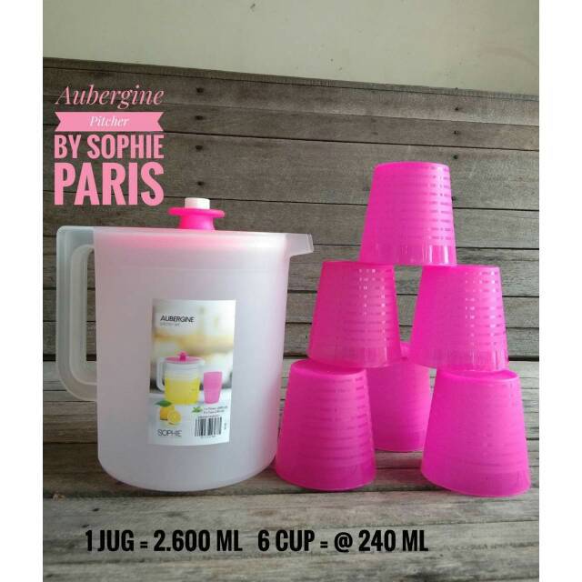 Pitcher Set AUBERGINE Sunday Sophie