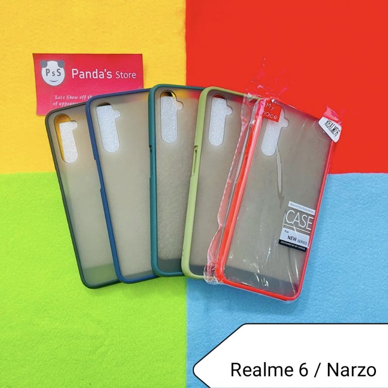 Case Realme 6/Narzo My choice softcase Original Dove Oil [Premium]