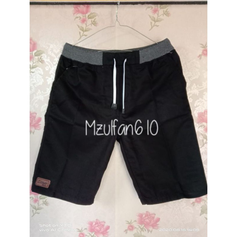 [Bisa COD] Celana Pendek Pria Cowok Dewasa Chino Rip Karet Pinggang Kolor Chinos Katun Combed