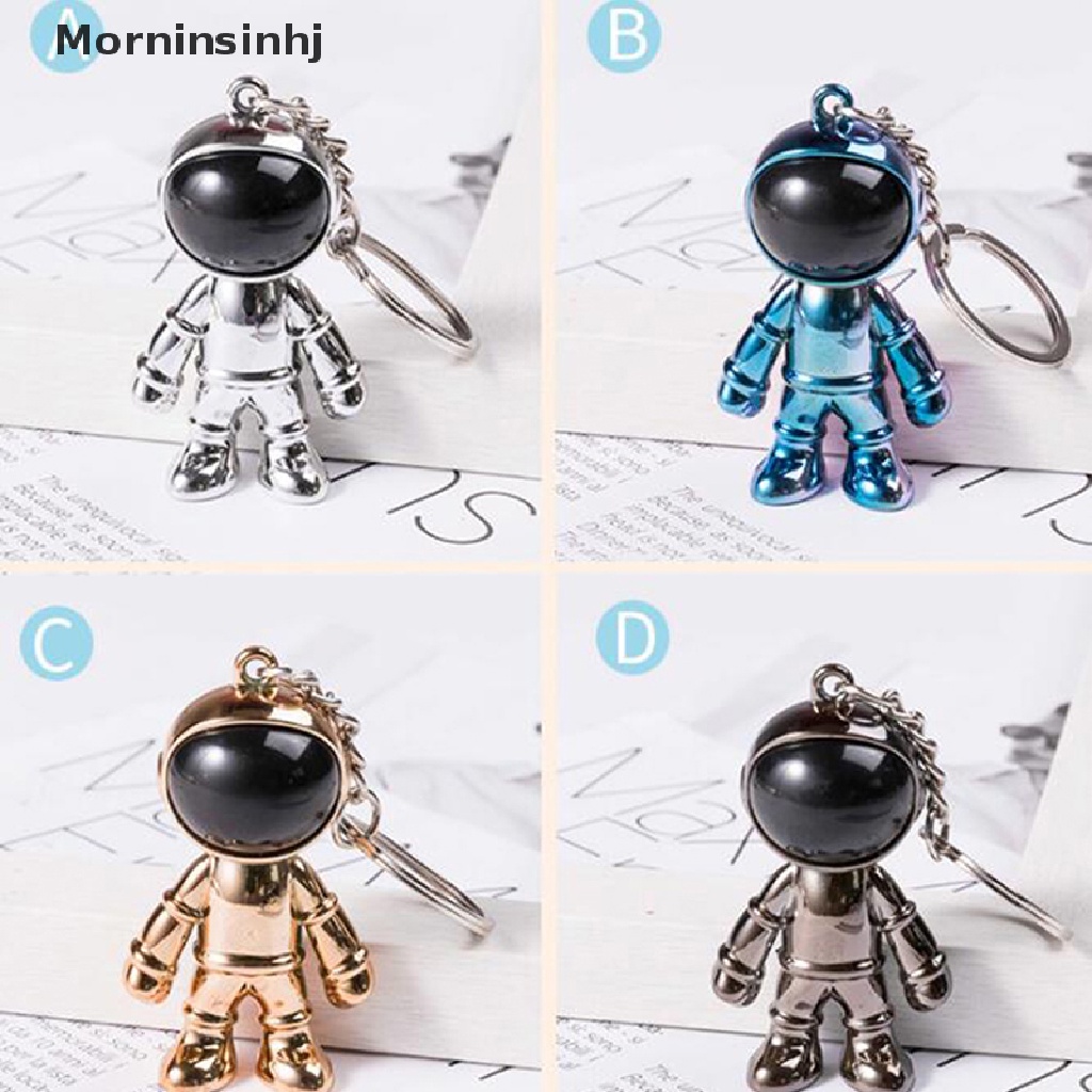 Gantungan Kunci Bentuk Robot Luar Angkasa Astronot 3D Handmade Bahan Alloy Untuk Pria