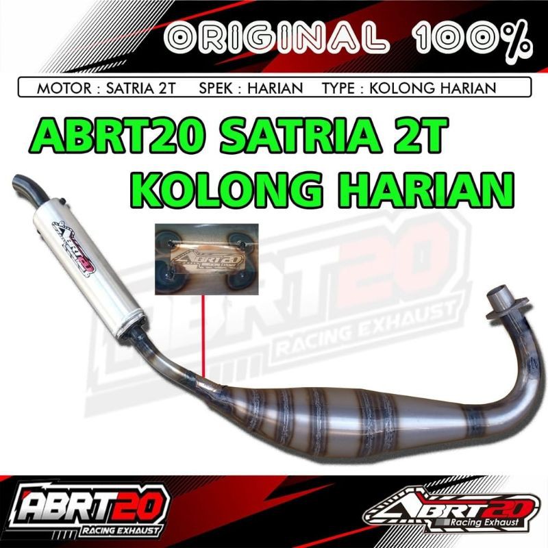 SATRIA 2TAK KOLONG HARIAN KNALPOT ABRT20