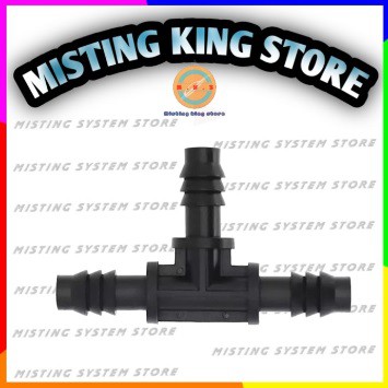 KONEKTOR TEE 11MM FITTING ALAT SIRAM UNTUK SELANG PE ID 8MM OD 11 MM 3/8 INCH