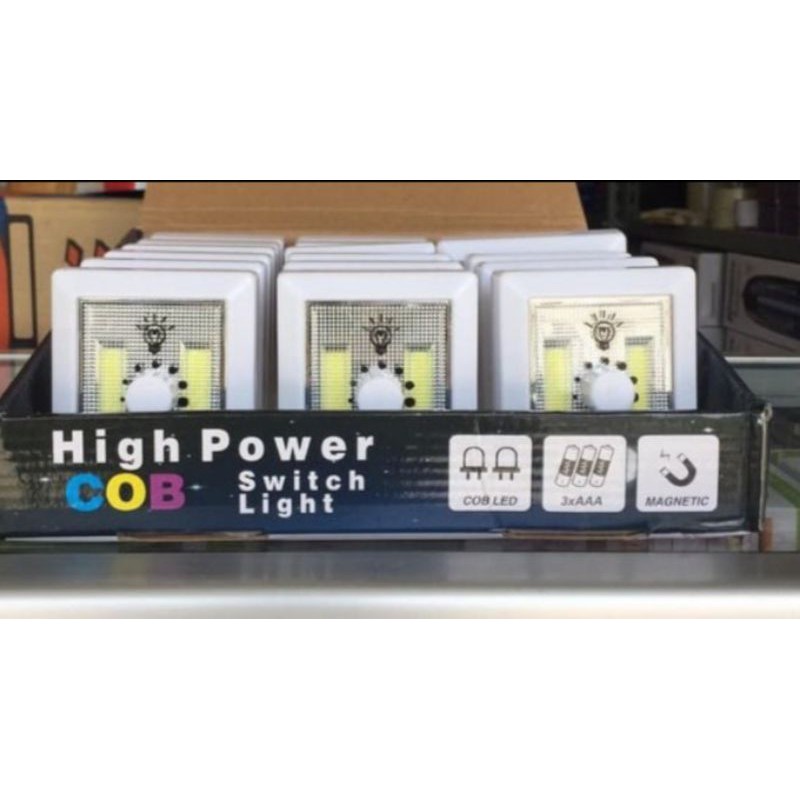 Lampu tempel Emergency Switch light COB LED 10watt Dimmer