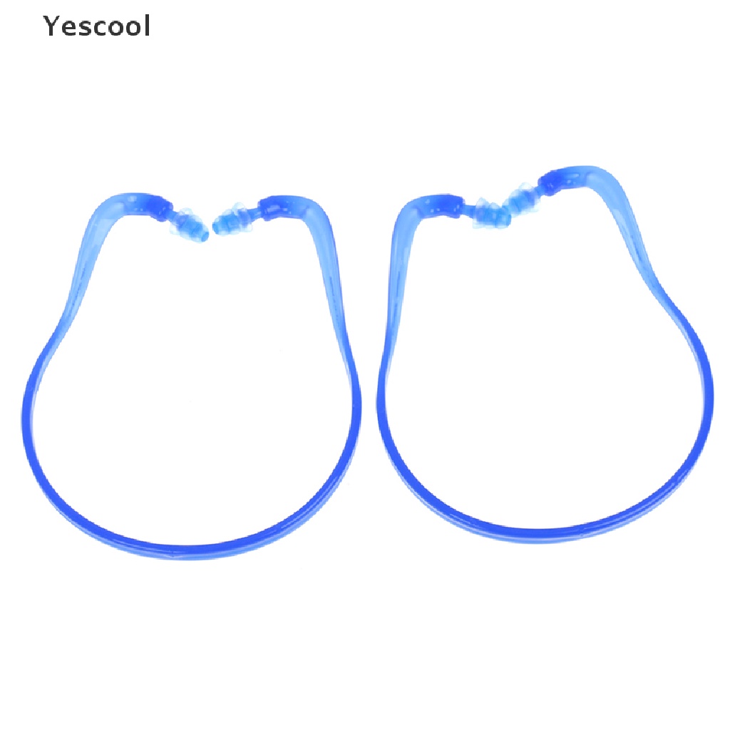 Yescool 1Pc Ear Plug Pelindung Telinga Mengurangi Suara Bising Warna Acak