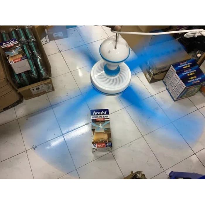 Kipas Angin Baling Baling Arashi Helifan Gantung Plastik Ukuran Besar 35 Watt
