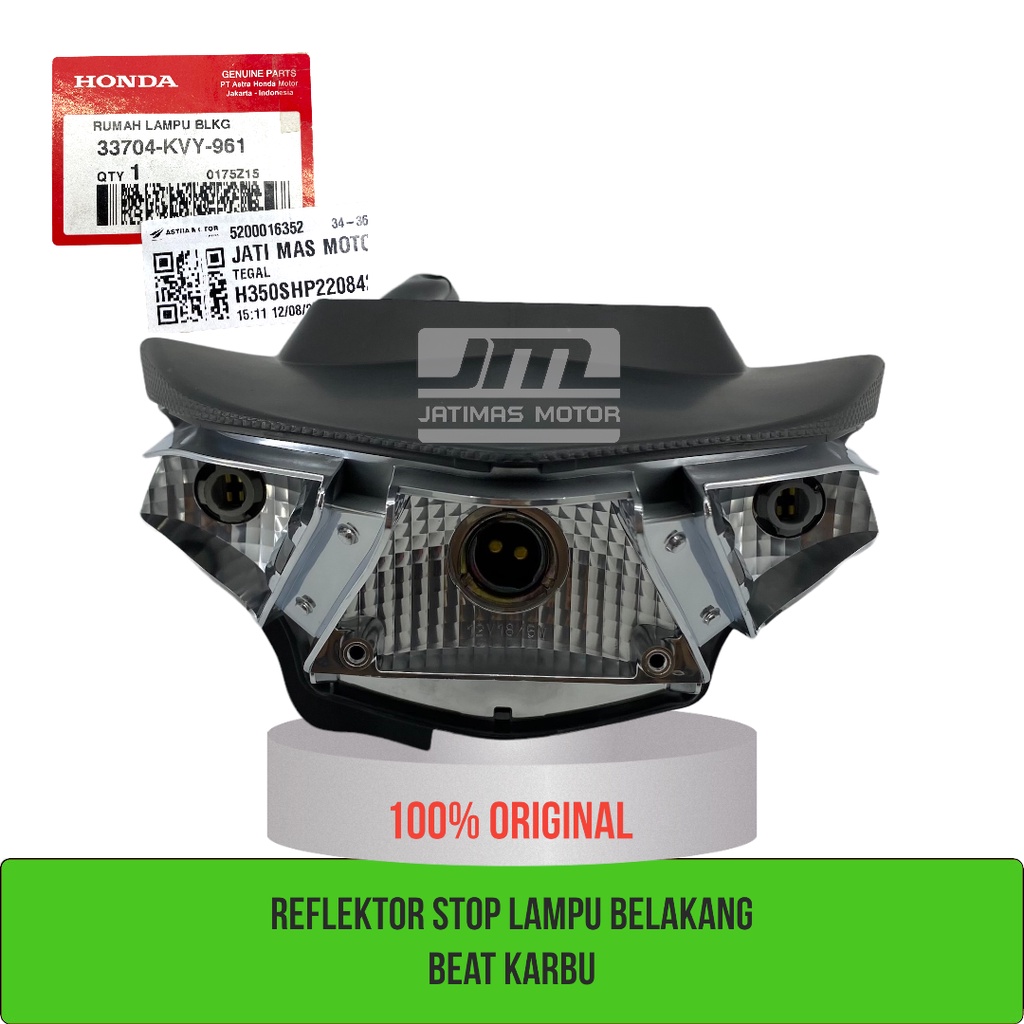 Reflektor rumah lampu stop belakang beat karbu 33704-KVY-961