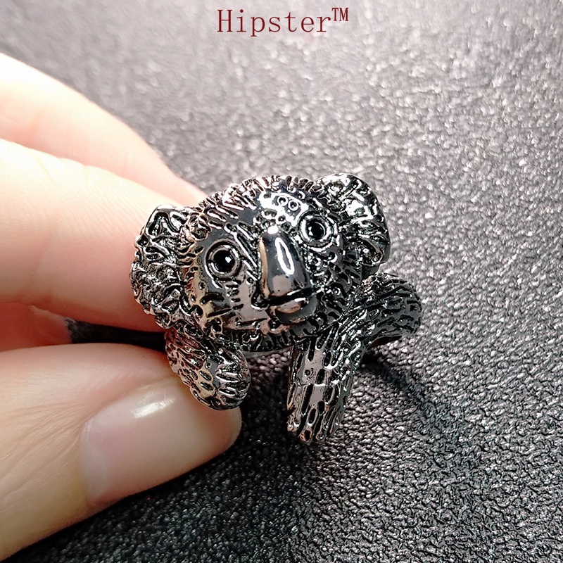 New Trend Hipster Fashion Cute Koala Ring