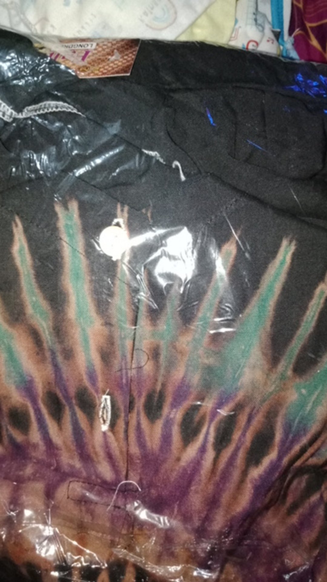 Daster Kencana Ungu Batik - Daster Lengan Panjang Murah Produsen Daster Abstrak Remekan Pekalongan