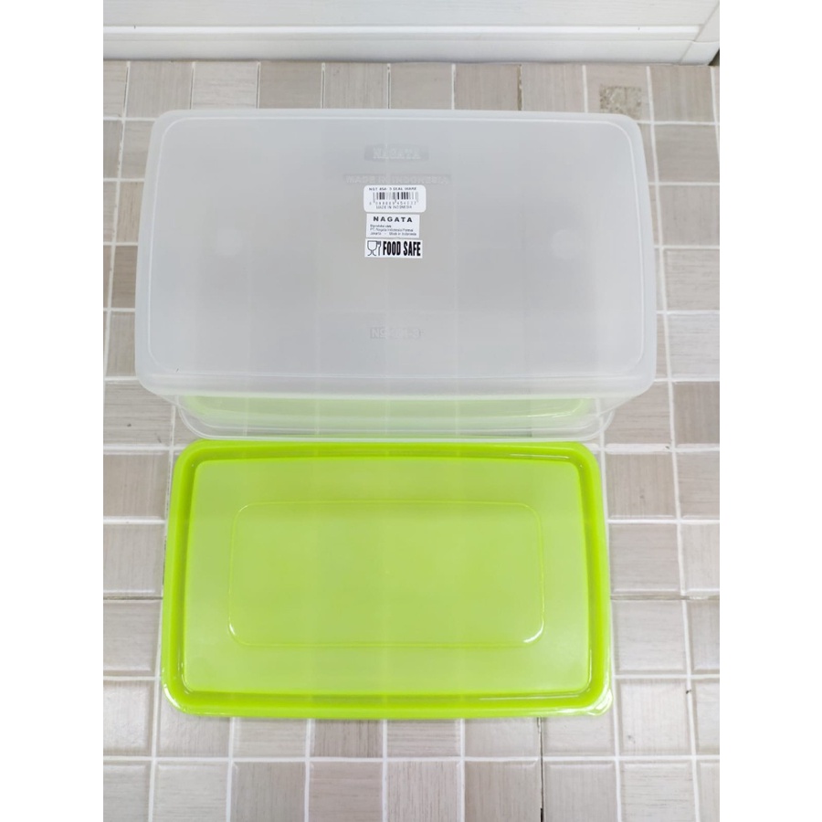 NAGATA Sealware Segi NGT 454-3 - Tempat Penyimpan Makanan Dll - Toples / Kotak Makan