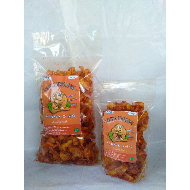 

Keripik Singkong rasa Balado 120 gram gurihh